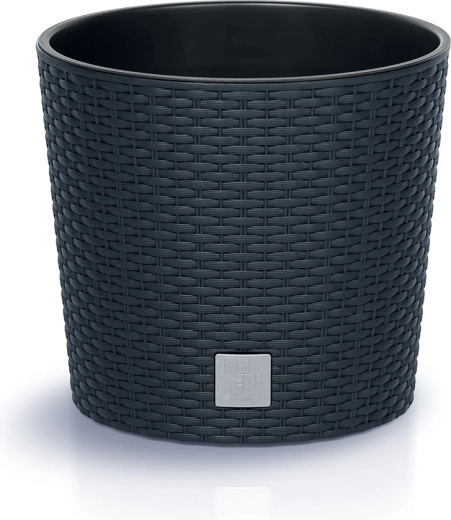 Květináč Rato Round s vložkou 40 cm antracit