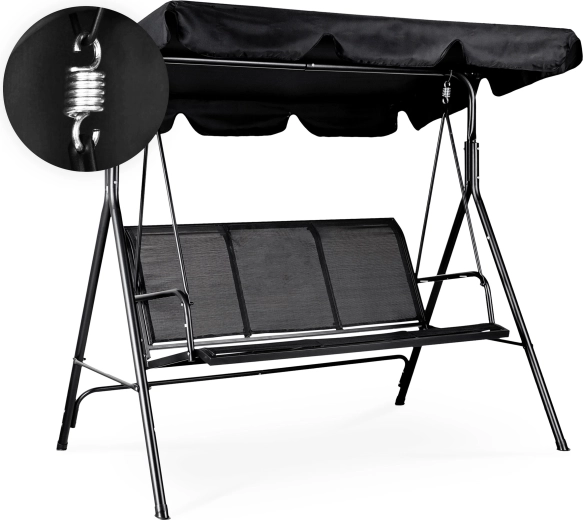 Pevný ocelový rám a plynulé houpání