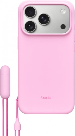 Ochranný kryt s poutkem beats kickstand pro iphone 17 pro, kompatibilní s magsafe, opálově růžový