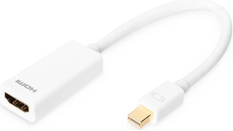 Adaptér mini DisplayPort na HDMI FHD bílý 0,15m