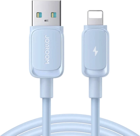 Joyroom kabel USB na Lightning 2,4 A 1,2 m modrý