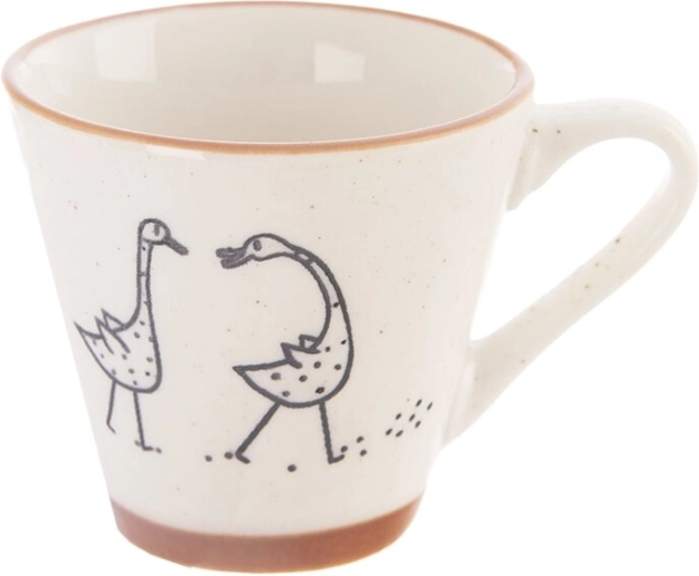 Porcelánový espresso hrnek Statek – husa 0,07 l