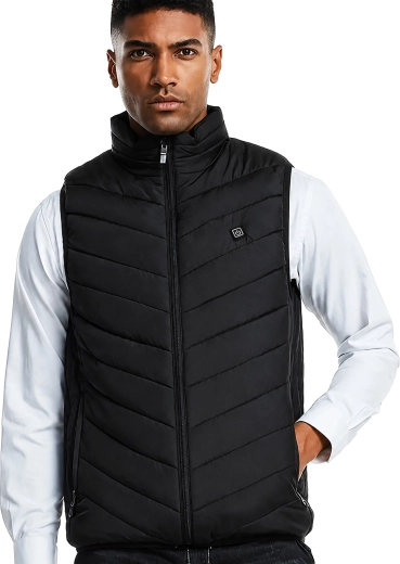 Unisex zimní vesta pro pohodlné vrstvení