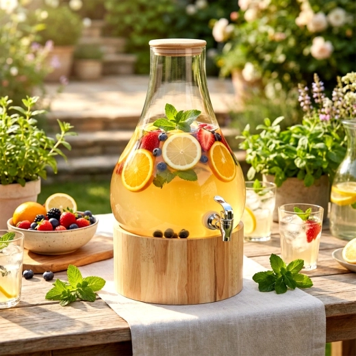 Pohodlné nalévání díky vyvýšenému stojanu