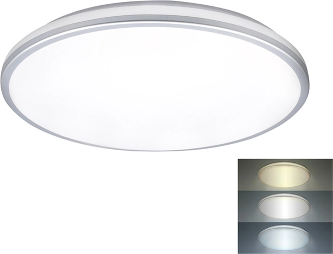 Solight kulaté LED stropní/nástěnné svítidlo do vlhka IP54 24 W 2150 lm 3CCT 38 cm