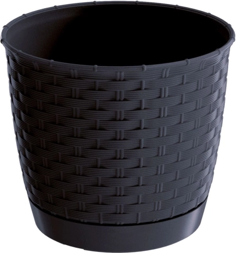 Květináč Ratolla Round 22 cm antracit
