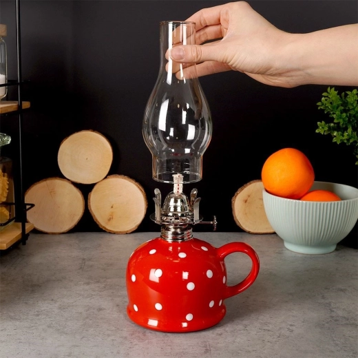 Odolný skleněný komín a kovový hořák