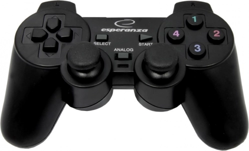 Esperanza Vibration Gamepad pro PS3 a PC s vibracemi
