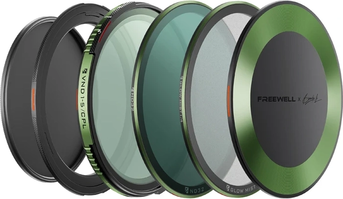 Sada filtrů Freewell Brandon Li ND/CPL s proměnnou hustotou 77 mm