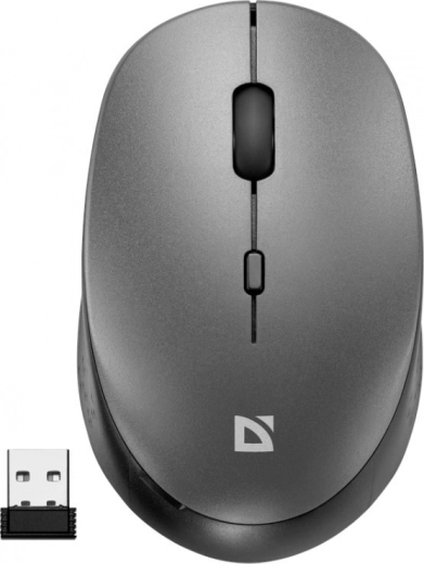 Bezdrátová tichá myš Defender Auris MB-027 – Šedá