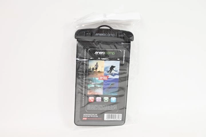 Voděodolné pouzdro na telefon s průhledným oknem a šňůrkou na krk