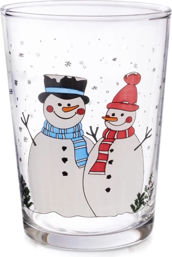Sklenice se sněhuláky 500 ml