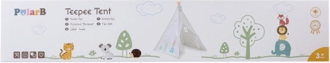 Dětský teepee stan POLARB pro hraní doma i na zahradě