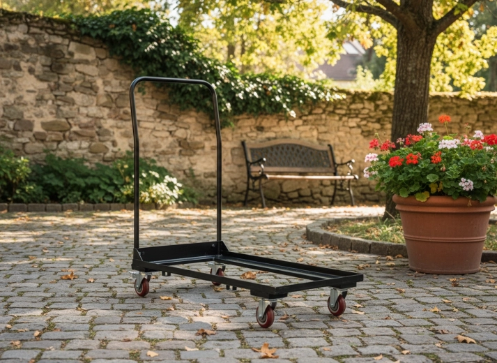 Stabilní platforma pro bezpečné uložení židlí
