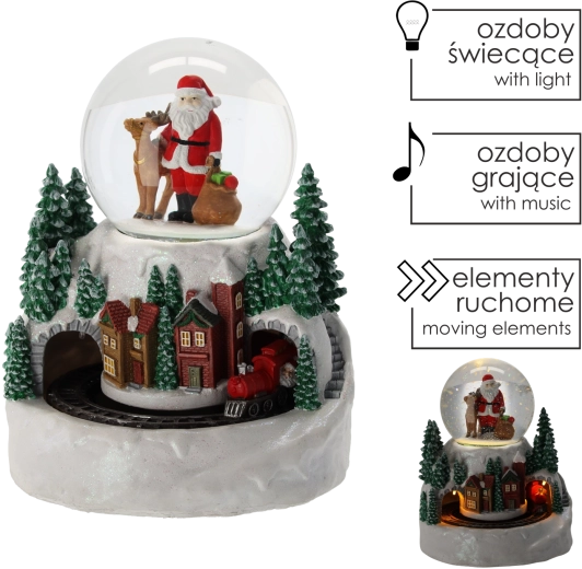 Rotující vláček a teplé LED osvětlení