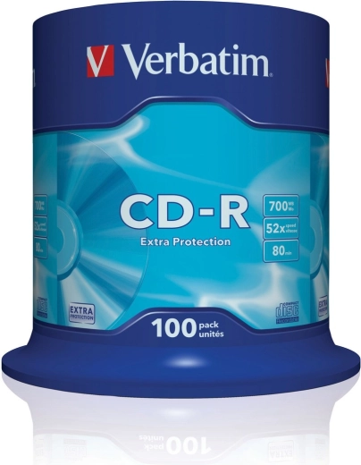 Verbatim CD-R Extra Protection 700 MB 52x - 100 ks