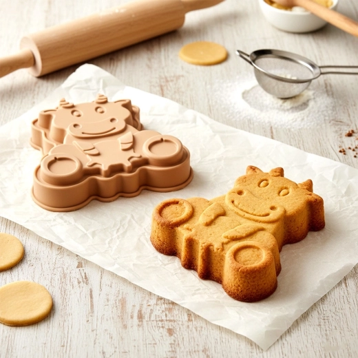 Efektní 3D vzhled kravičky