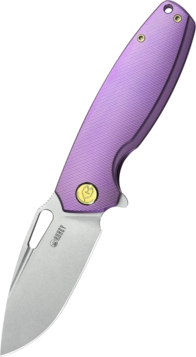 Kubey Tityus kapesní nůž 8,6 cm, fialový titan