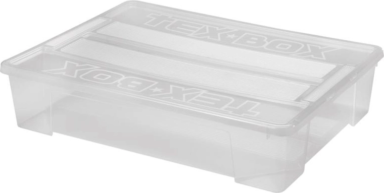 Plastový úložný box s víkem HEIDRUN TexBox 60 l