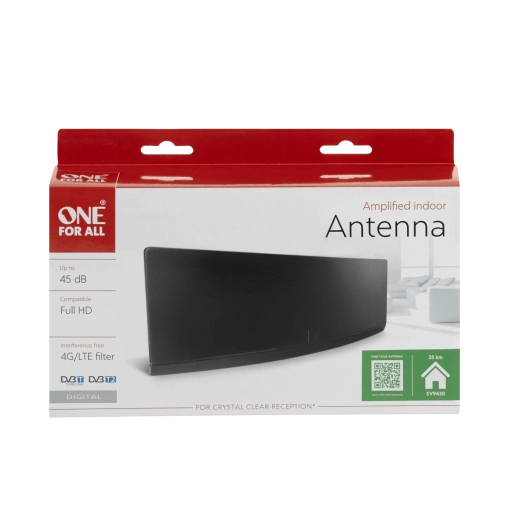 Zesílení až 45 dB pro stabilní příjem