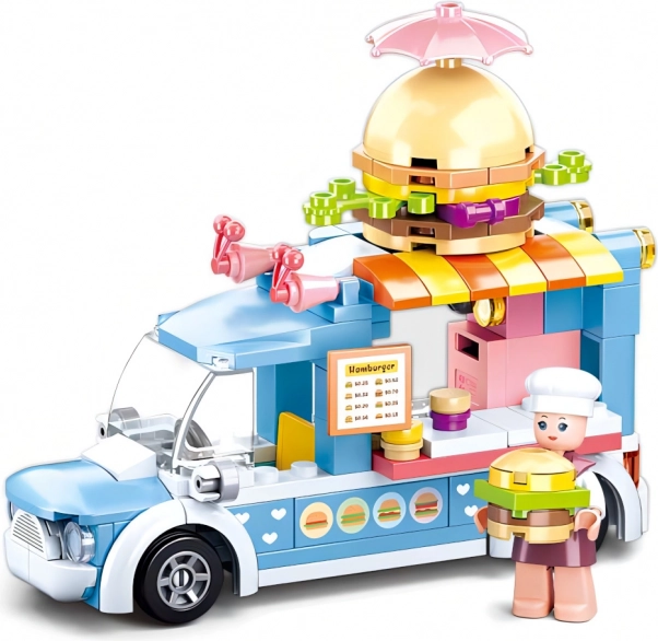 Sluban Girls Dream Pojízdná Burgerová Prodejna