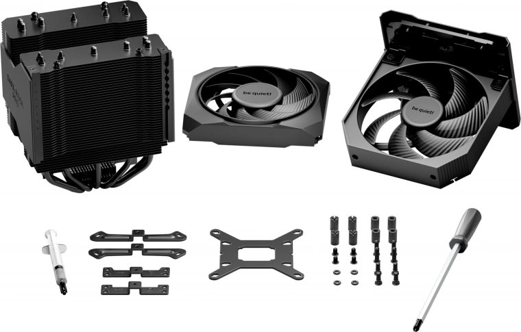 Dvojice ventilátorů Silent Wings PWM a bohaté příslušenství