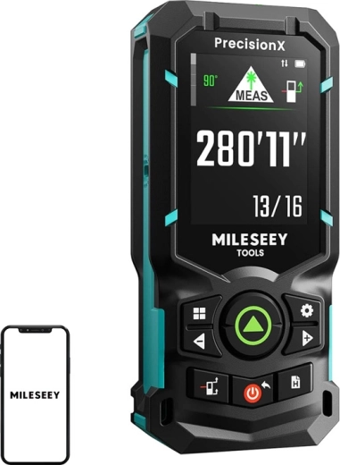 Mileseey S50 laserový dálkoměr se zeleným laserem 120 m
