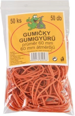 Gumičky 60 mm, balení 50 ks