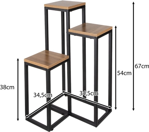 3 úrovně pro působivou kaskádu rostlin