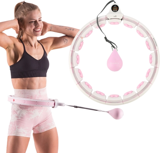 Chytrá obruč s počítadlem a nastavitelným závažím