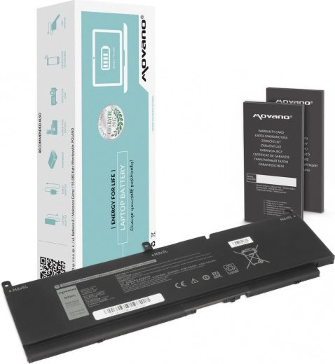 Baterie Movano pro Dell Precision 15 7550/7560/7760 7400 mAh (84 Wh)