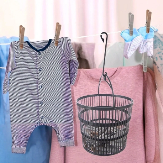 Skládací závěsný košík vždy po ruce