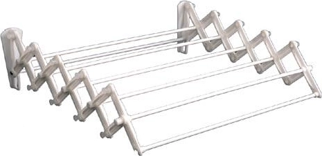 Sušák na prádlo harmonika Praktik 80 cm bílý