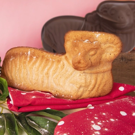 Detailní 3D tvar velikonočního beránka