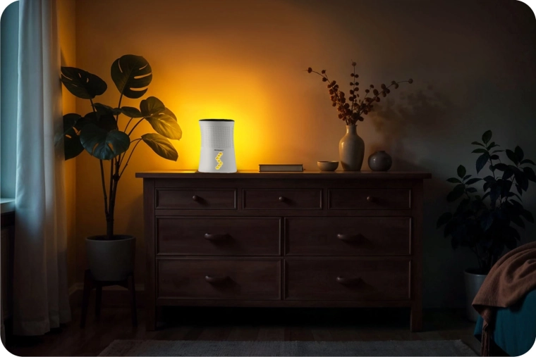 Tichý provoz a stylové LED podsvícení