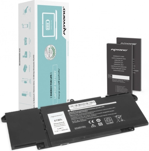 Baterie Movano pro Dell Latitude 5320/7320/7420/7520 41 Wh 3600 mAh