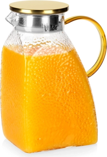 Vilde skleněný džbán s víkem do lednice 1,8 l