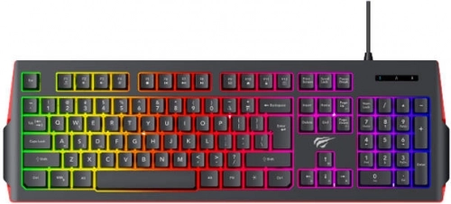Membránová herní klávesnice HAVIT s RGB podsvícením