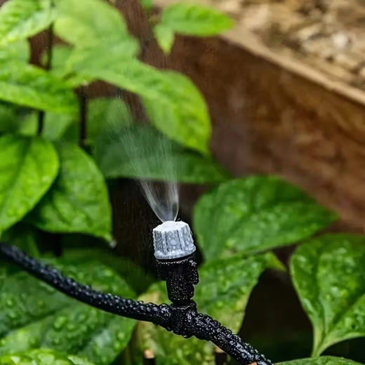 Jemná mlha pro rovnoměrné zavlažování a ochlazení