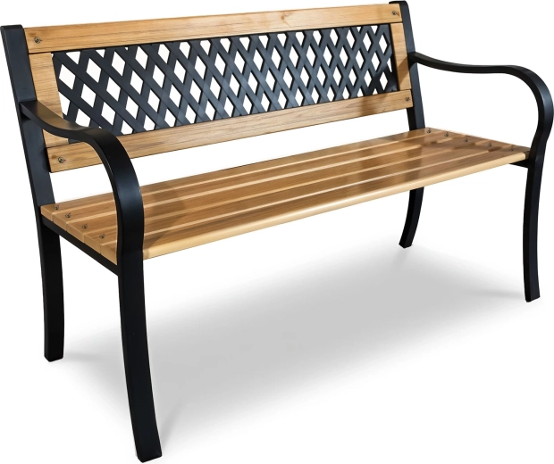 Pohodlné dřevěné sedátko a opěrka