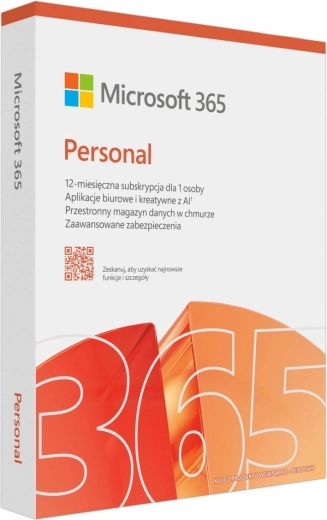 Microsoft 365 Personal – roční předplatné pro 1 uživatele (PC, Mac, iOS, Android)