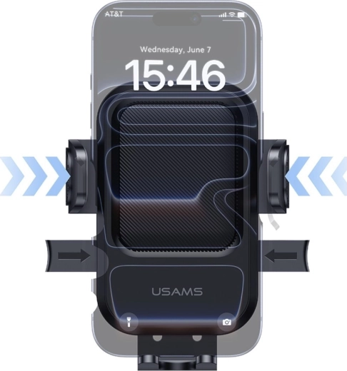 Univerzální čelisti pro různé velikosti telefonů