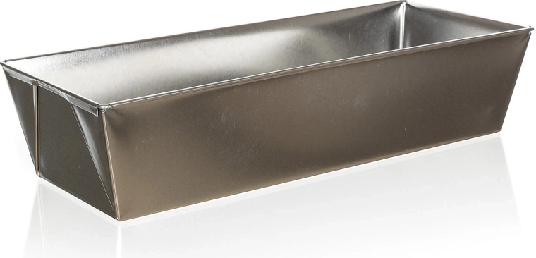 Pocínovaná forma na biskupský chléb 30 × 12 × 7 cm Fantasia