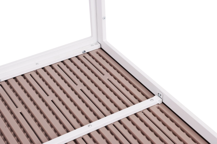 Stabilní ocelová konstrukce a ochranné patky