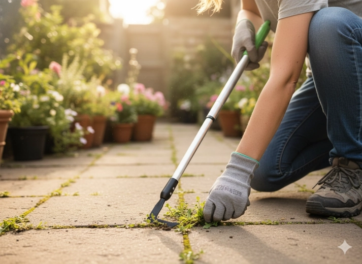 Teleskopický škrabák na plevel 71,5–106,5 cm