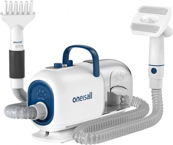 Oneisall BM1 sada pro péči o srst se sacím vysavačem a fénem