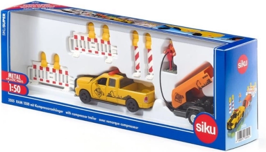 Vozidlo RAM 1500 s kompresorem a příslušenstvím