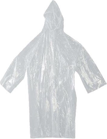 Pláštěnka z polyetylenu s druky