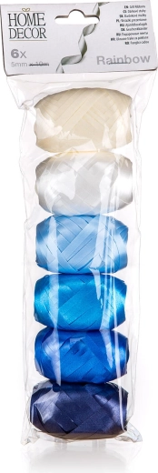Stuha Rainbow 10 m mix barev 6 ks