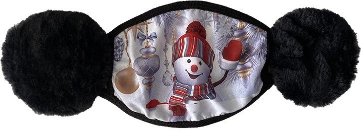 Sváteční design se sněhulákem